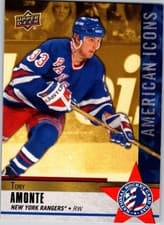 Tony Amonte 2020 Upper Deck National Hockey Card Day USA card