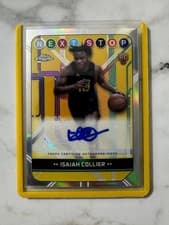 2024-25 Topps Chrome Next Stop Signatures Isaiah Collier #NSS-IC card