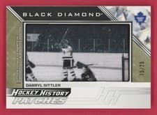 2024-25 Upper Deck Black Diamond Hockey History Patches Darryl Sittler #HHP-DS card