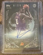 2025-26 Topps Midnight Midnight Sun Signatures Rookies Khaman Maluach #MSR-KM card