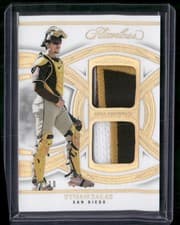 2025 Panini Flawless Dual Prospect Patches Ethan Salas #18 card