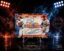 Travis Bazzana / Chase Burns 2024 Bowman Draft Prospect Dual Autographs card