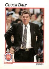 Chuck Daly 1991-92 Hoops Base Set card