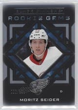 Moritz Seider 2021 Upper Deck Black Diamond Rookie Gems card