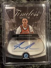 2025-26 Bowman Timeless Touch Signatures Jordan Hawkins #TTA-JH card