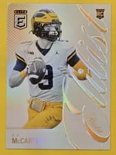 J.J. McCarthy 2024 Donruss Elite Rookie Elitist card