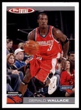 Gerald Wallace 2004-05 Topps Total Base Set card