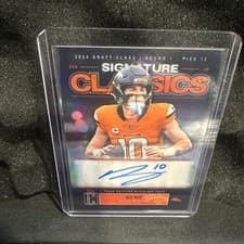 2025 Topps Signature Class Signature Classics Bo Nix #SC-BN card