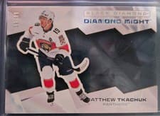 2025-26 Upper Deck Black Diamond Diamond Might Matthew Tkachuk #DM-MT card