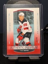 2025-26 SP Authentic Profiles Timo Meier #AP-10 card