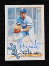 2025 Topps Heritage 1976 Redefined Real One Autographs George Brett #76RROA-GB card
