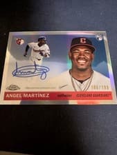 2025 Topps Chrome Platinum Autographs Angel Martínez #CPA-AM card