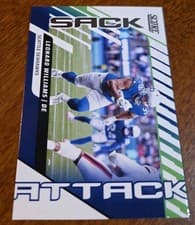 2025 Score Sack Attack Leonard Williams #11 card