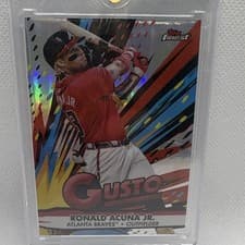 2025 Finest Gusto Ronald Acuña Jr. #G-4 card