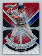 Trea Turner 2021 Panini Prizm Illumination card
