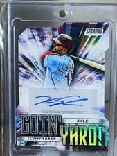 2025 Stadium Club Goin' Yard Autographs Kyle Schwarber #GYA-KS card