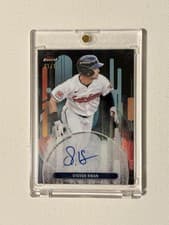 Steven Kwan 2025 Topps Finest Autograph card