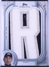 2025 Topps Sterling Jersey Letter Patches Ichiro #TSJLP-I card