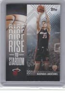 2025-26 Topps Rise to Stardom Kasparas Jakučionis #RTS-20 card