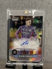 Ederson 2023 Topps Stadium Club Chrome UEFA Autograph card