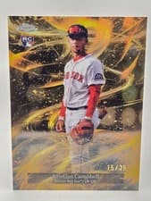 2025 Topps Gilded Collection Gold Storm Kristian Campbell #GS-10 card