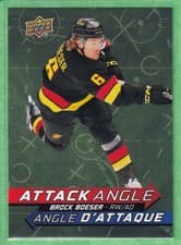 2025-26 Tim Hortons Collectors Series Attack Angle Brock Boeser #AA-12 card
