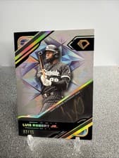 2025 Topps Diamond Icons Black PolychromatINK Autographs Luis Robert Jr. #BPA-LRJ card
