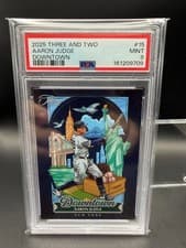2025 Panini Three and Two Downtown Aaron Judge #15 card