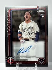 2025 Topps Chrome Rookie Autographs Brooks Lee #RA-BL card