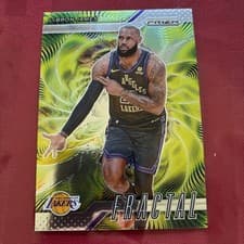 2024-25 Panini Prizm Fractal LeBron James #3 card