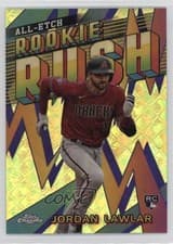 2024 Topps Chrome Logofractor Edition Chrome All-Etch Rookie Rush Jordan Lawlar #CERL-6 card
