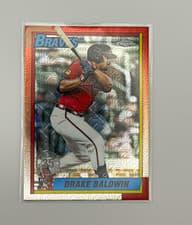 2025 Topps Update 1990 Topps Chrome Baseball Drake Baldwin #U90C-4 card