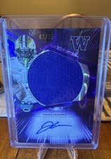 2025 Bowman University Best Prospect Jumbo Relic Autographs Refractor Jonah Coleman #JRA-JC card