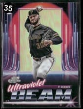 2025 Topps Cosmic Chrome Ultraviolet Beam Paul Skenes #UB-20 card