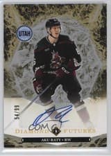 2024-25 Upper Deck Black Diamond Diamond Futures Autograph Parallel Aku Raty #BDF-AR card