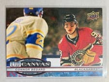 Connor Bedard 2025 Upper Deck UD Canvas card