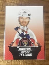 2024-25 Upper Deck Credentials Arena Giveaways - Bobbleheads Matthew Tkachuk #BH-MT card