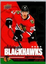 2025-26 Upper Deck Chicago Blackhawks Centennial Box Brandon Saad #90 card