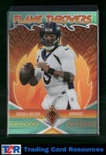 Russell Wilson 2022 Panini Phoenix Flame Throwers card
