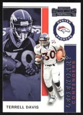 Terrell Davis 2019 Panini Contenders Legendary Contenders card