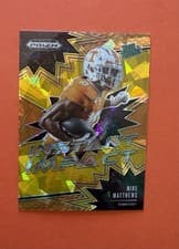 2025 Panini Prizm Draft Picks Instant Impact Mike Matthews #24 card