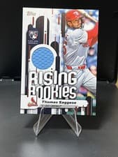 2025 Topps Update Rising Rookies Relics Thomas Saggese #RRR-TSA card