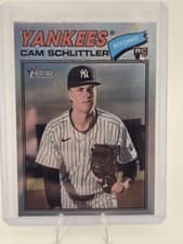 Cam Schlittler 2026 Topps Heritage card