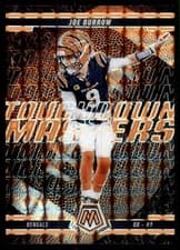 Joe Burrow 2025 Panini Mosaic Touchdown Masters card