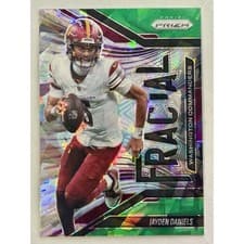 2025 Panini Prizm Fractal Jayden Daniels #1 card