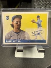 2025 Topps Heritage 25th Anniversary Autographs Bobby Witt Jr. #H25A-BW card