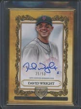 David Wright 2025 Topps Gilded Collection Topps Gallery of Gold Autographs card