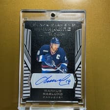 2025-26 Upper Deck Black Diamond Sparkling Scripts Markus Naslund #SS-MN card