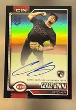 2026 Topps Real One Autographs Chase Burns #312 card