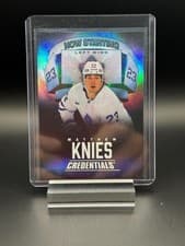 2025-26 Upper Deck Credentials Now Starring Matthew Knies #NS-14 card